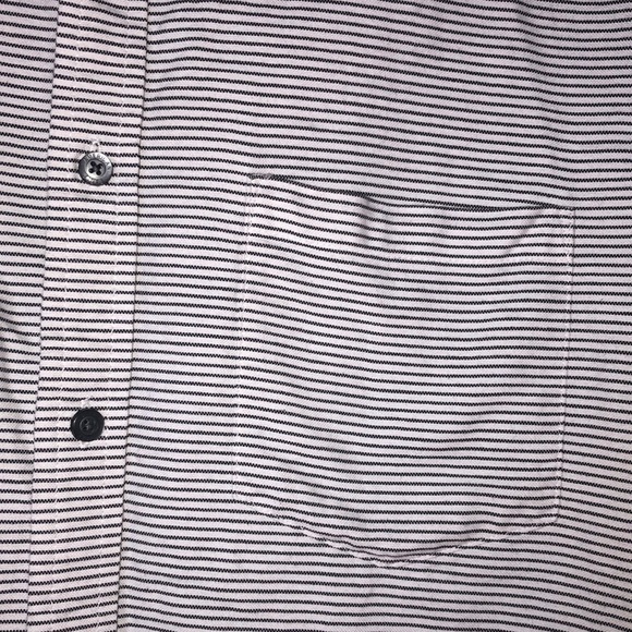 American Eagle Dress Shirt Mens XLT Slim Fit Stripe Button Down - Picture 5 of 9